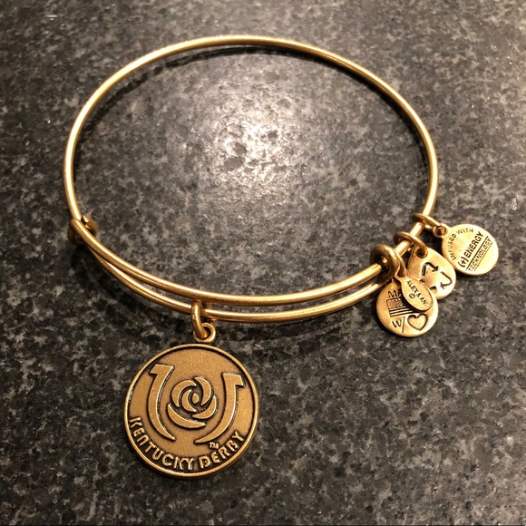 Alex and Ani Kentucky Derby Gold Charm Bracelet🐎 - Picture 1 of 1